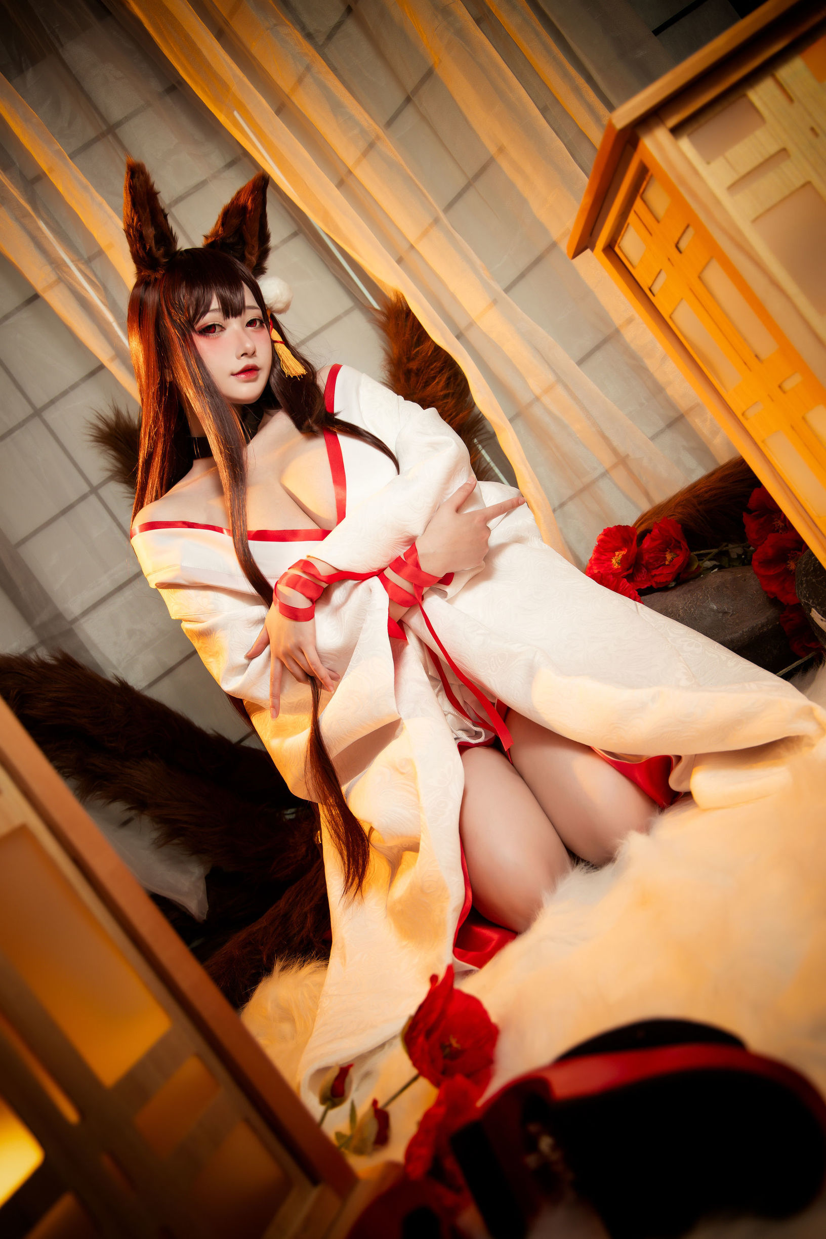 [网红COSER]高颜值coser念念_D赤城白无垢插图4